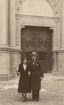 silverio y jesusa viaje novios montserrat 1930